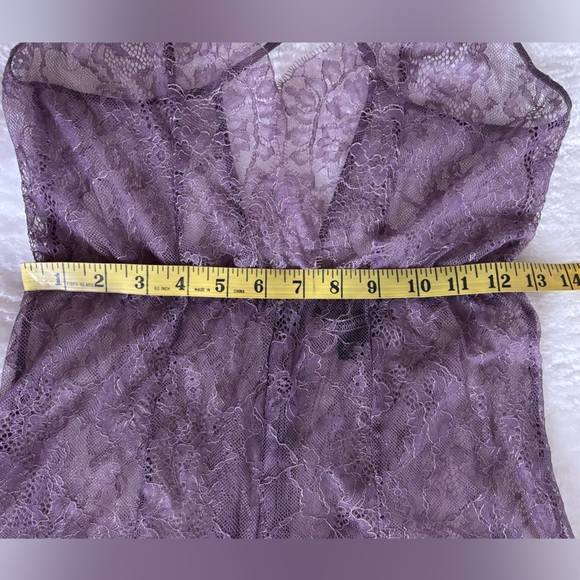 Victoria's Secret Purple Lace Chemise - Picture 5 of 8